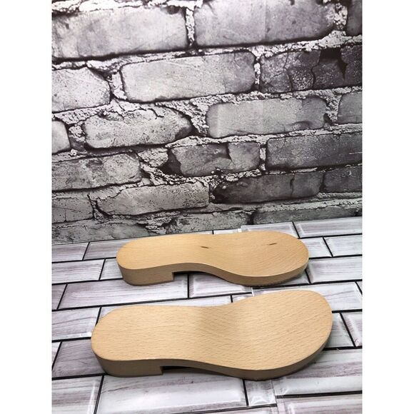 New! Wooden Soles Women Sz 37EU/8.5M US Made in Italy Shoe Repair - Picture 4 of 16